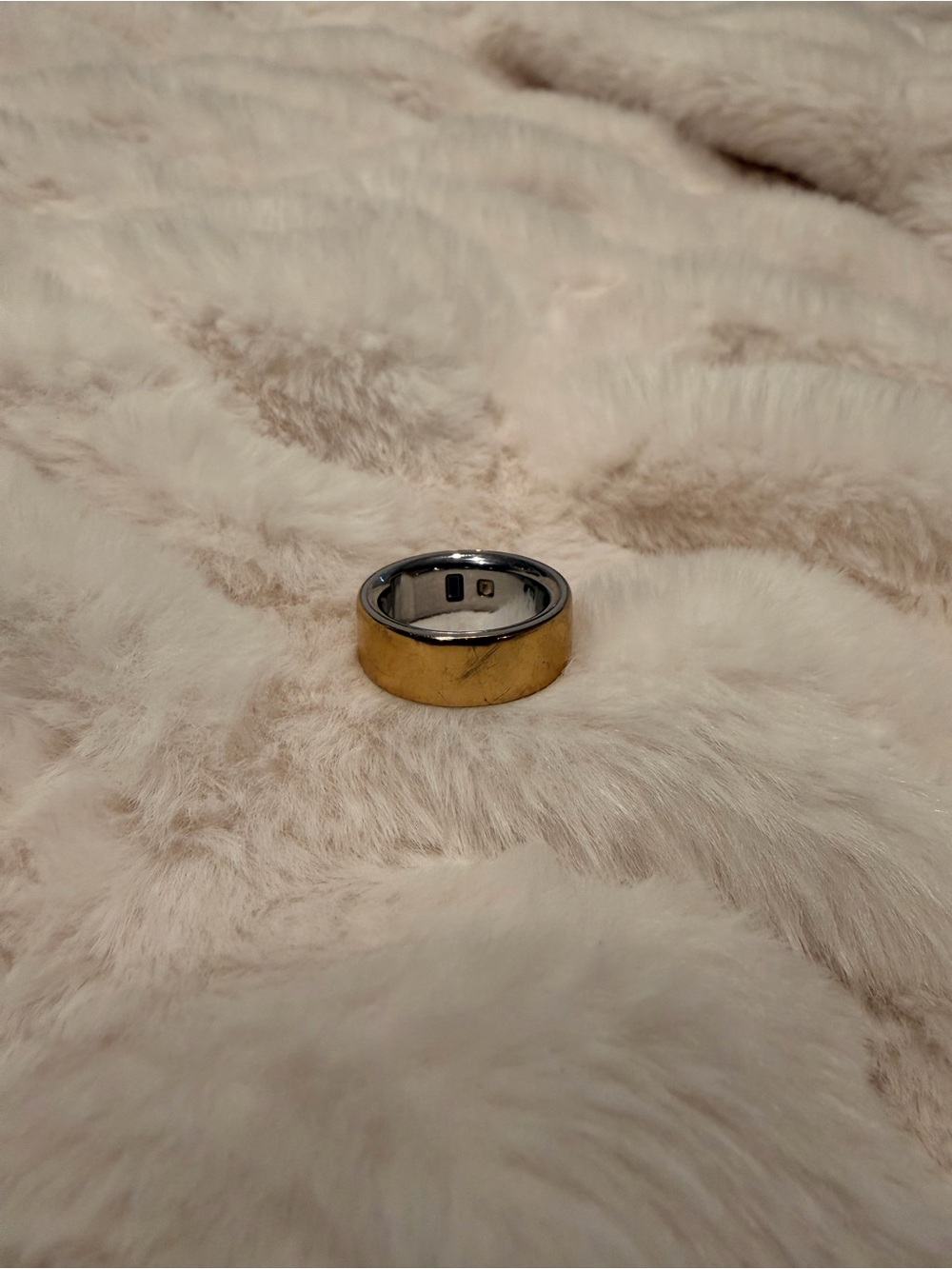 Oura Two-Tone Gold and Silver Wide Band Ring
